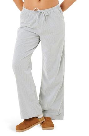 Rip Curl Keepsakes Corduroy Wide Leg Drawstring Pants in Sage at Nordstrom, Size Xx-Small