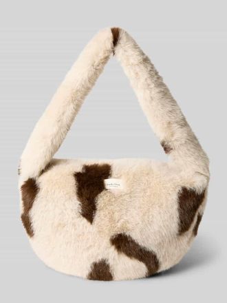 Studio Noos Crossbody Bag mit Kunstfellbesatz in Offwhite, Größe 1