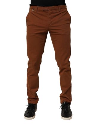 Pantaloni Torino Men Skinny Chino Mid Waist Trouser Mens Pants (Pre-Owned)