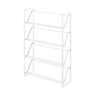 Yamazaki Tableware Frame Mueble Para Zapatos Blanco 4 Niveles 80 Cm