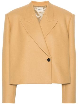 Khaite Giacca crop The Raymond - Toni neutri