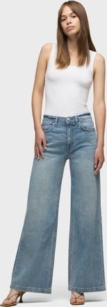 Hudson Jodie Flap Loose Fit Wide Leg in Snow Drops at Nordstrom, Size 2532