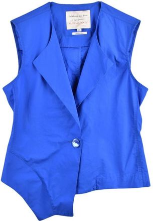 Alessia Santi Vests - Dames - Gillet - Blauw - XS - Kostuums
