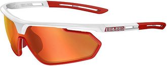Salice 018 RWP BIANCO/RW ROSSO Mens Sunglasses White Size Standard