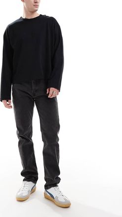 Levi's 505 - Jeans regular fit nero slavato