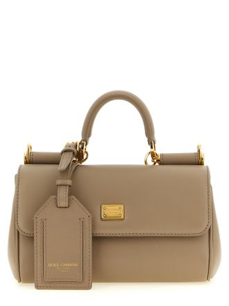 Dolce & Gabbana Beige Calfskin Crossbody Womens Bag