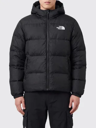 The North Face Piumino in nylon trapuntato con cappuccio e logo a contrasto