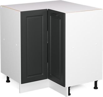Vicco Armario De Esquina R-line, Antracita Casa De Campo, 75.6 Cm Sin Encimera, Vicco