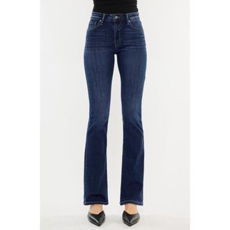 Kancan Denver Essentials High Rise Bootcut Jeans in Dark Wash at Nordstrom, Size 31
