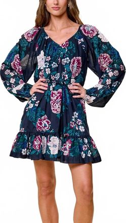 Cleobella Vittoria Mini Dress In Juliet Ebony