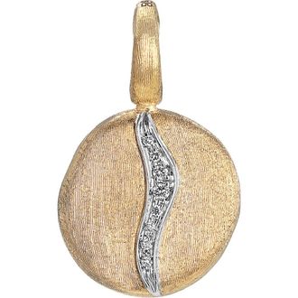 Marco Bicego Jaipur 18K Yellow Gold Small Diamond Accent Pendant in Yellow-White at Nordstrom