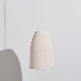 Maisons du monde L&aacute;mpara de techo acampanada de fibra de vidrio