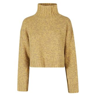 Roberto Collina Dolcevita corto - - Knitwear - Donna - Giallo - S