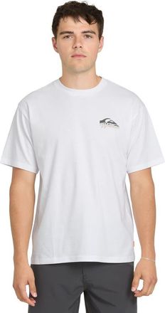 Quiksilver Bottle Life Short Sleeve Shirt in White at Nordstrom, Size X-Large