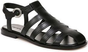 Vince Melina Ankle Strap Fisherman Sandal in Black at Nordstrom Rack, Size 8.5