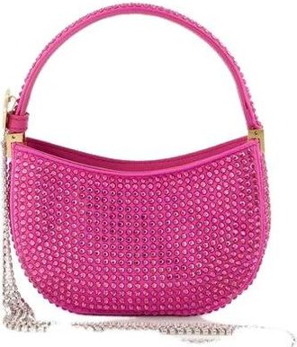 Magda Butrym Micro Vesna Hobo Bag - Dames - Handtassen - Roze - ONE Size - Leer - Tassen