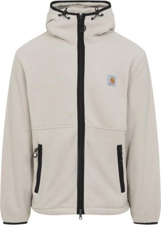 Carhartt Work in Progress Off White Logo Hooded Jacket