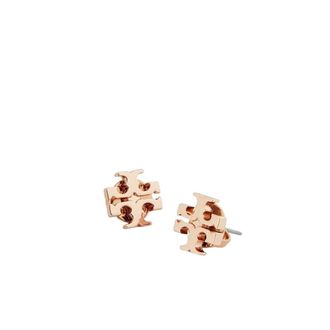 Tory Burch Kira Oorbellen Dubbele T Vorm - Dames - Oorbellen - Geel - ONE Size - Accessoires