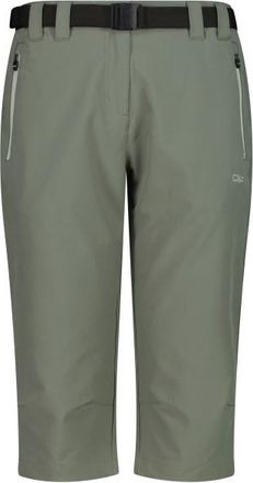 F.lli Campagnolo Stretch Capri Shorts f&uuml;r Damen | oliv