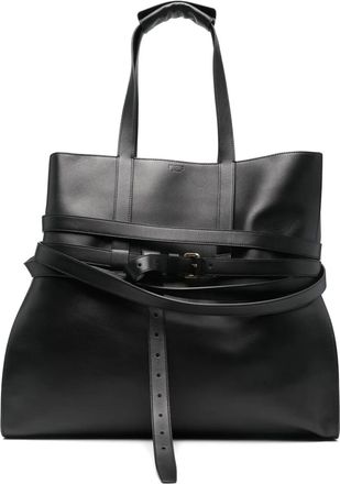 Moschino Borsa tote in pelle - Nero