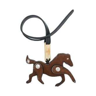 Vivienne Westwood Keyrings, unisex, Brown, Size: ONE SIZE Horse Charm Keychain