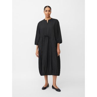 Masai MaNymosa 3/4 Sleeve Loose Fit Midi Dress in Black at Nordstrom, Size Xx-Large