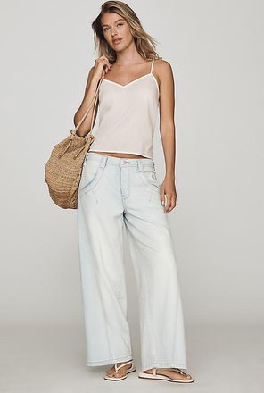 Pilcro Kenny High Rise Tapered Barrel Leg Jeans