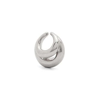 Panconesi Oor manchet met logo en afgerond ontwerp - Dames - Oorbellen - Grijs - ONE Size - Accessoires