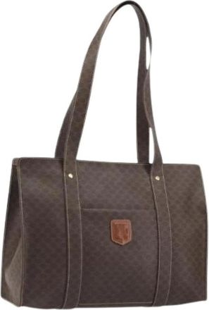 Celine Pre-owned Vintage Tote Bag - Dames - Vintage Shopper - Bruin - ONE Size - Leer - Vintage