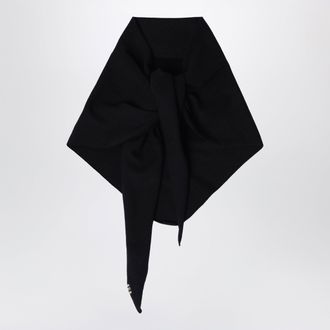 Extreme Cashmere Sciarpa triangolare nera in cashmere