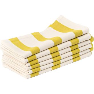 Siafu Home Nyota Napkins Set of 4 in Yellow at Nordstrom