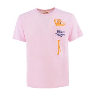 MC2 Saint Barth T-Shirts, male, White, Size: XL Ecstasea T-shirt