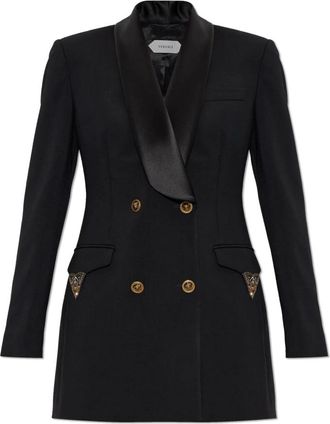 Versace Dames, Jassen, Zwart, Maat: S Wol