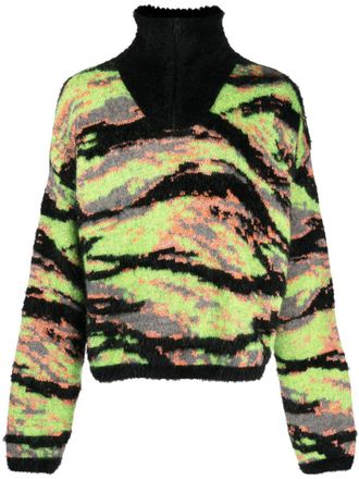ERL Unisex Jacquard Tiger Sweater Knit