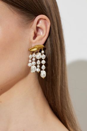 Cult Gaia Shiva Earrings, Womens, Gold