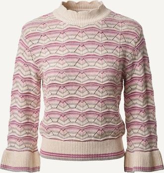 Cleobella Womens Deedee Sweater In Ivory Multi