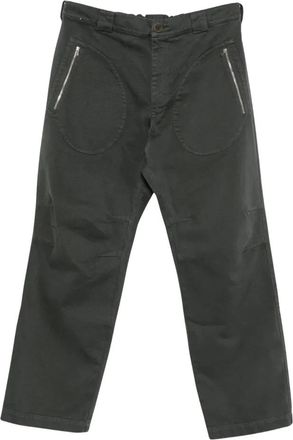 RANRA Wilder Katoenen Broek - Heren - Straight fit broeken - Groen - M - Katoen - Broeken