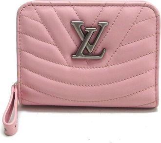 Louis Vuitton Pink Leather Wallet (Bi-Fold) (Pre-Owned)