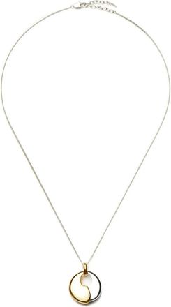 Missoma Collana con pendente Sculptural Pebble - Argento