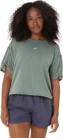 Asics Laufshirt ASICS NAGINO RUN ADJUSTABLE SS TOP, Damen, Gr. XL, monument blau, Obermaterial: 78% Polyester, 20% Lyocell, 2% Elasthan, Shirts Laufshirt