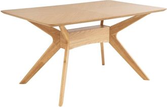 Koketto Home Mesa de comedor 140 con tablero y patas de roble