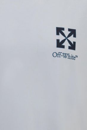 Off-white Mens T-Shirt Small Arrow White Cotton T-Shirts And Polos
