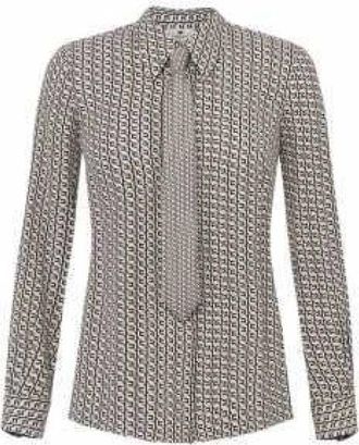 Elisabetta Franchi Donna, Camicette, Grigio, L, new