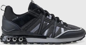 Cruyff Mens Fearia Hex-Tech Trainers - Grey/Black/Multi - Size: 10