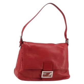 Fendi Pre-owned Shoulder Bags, female, Red, Size: ONE SIZE Pre-owned Vintage Shoulder Bag