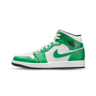 Nike Jordan 1 Mid - unisex - Sport - Veelkleurig - Maat: 43 EU Leer