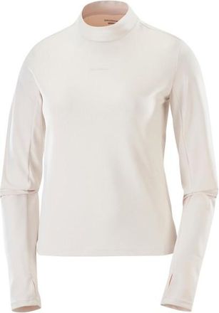 Salomon SHKout Bliss L/S Tee Laufshirt für Damen | weiß