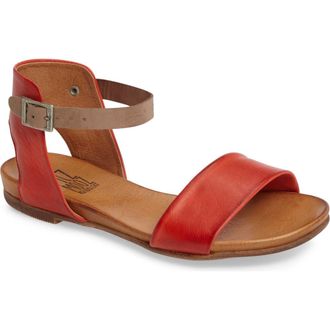 Miz Mooz Alanis Flat Sandal in Scarlet at Nordstrom, Size 11