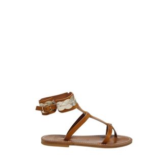 K.Jacques K.jacques, Schoenen, Dames, Bruin, 37 EU, Leer, Mizaine Sandal