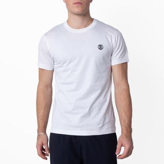 Burberry Parker TB Logo Cotton T-Shirt, Size Medium